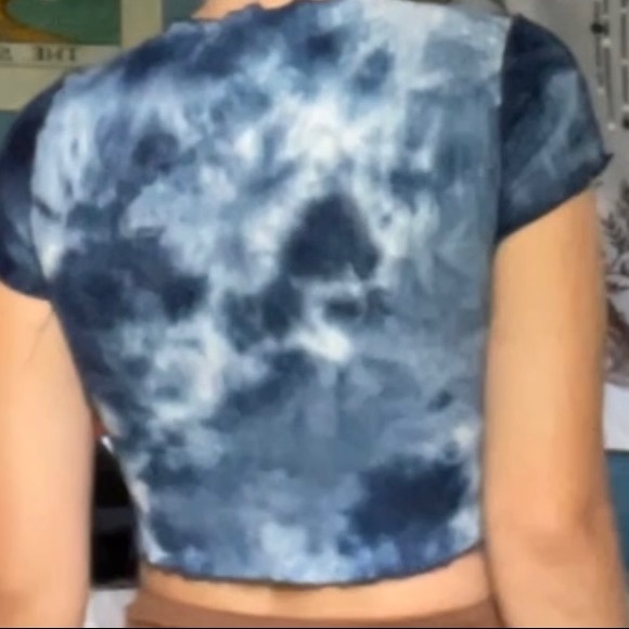 tie dye crop top - Picture 3 of 3